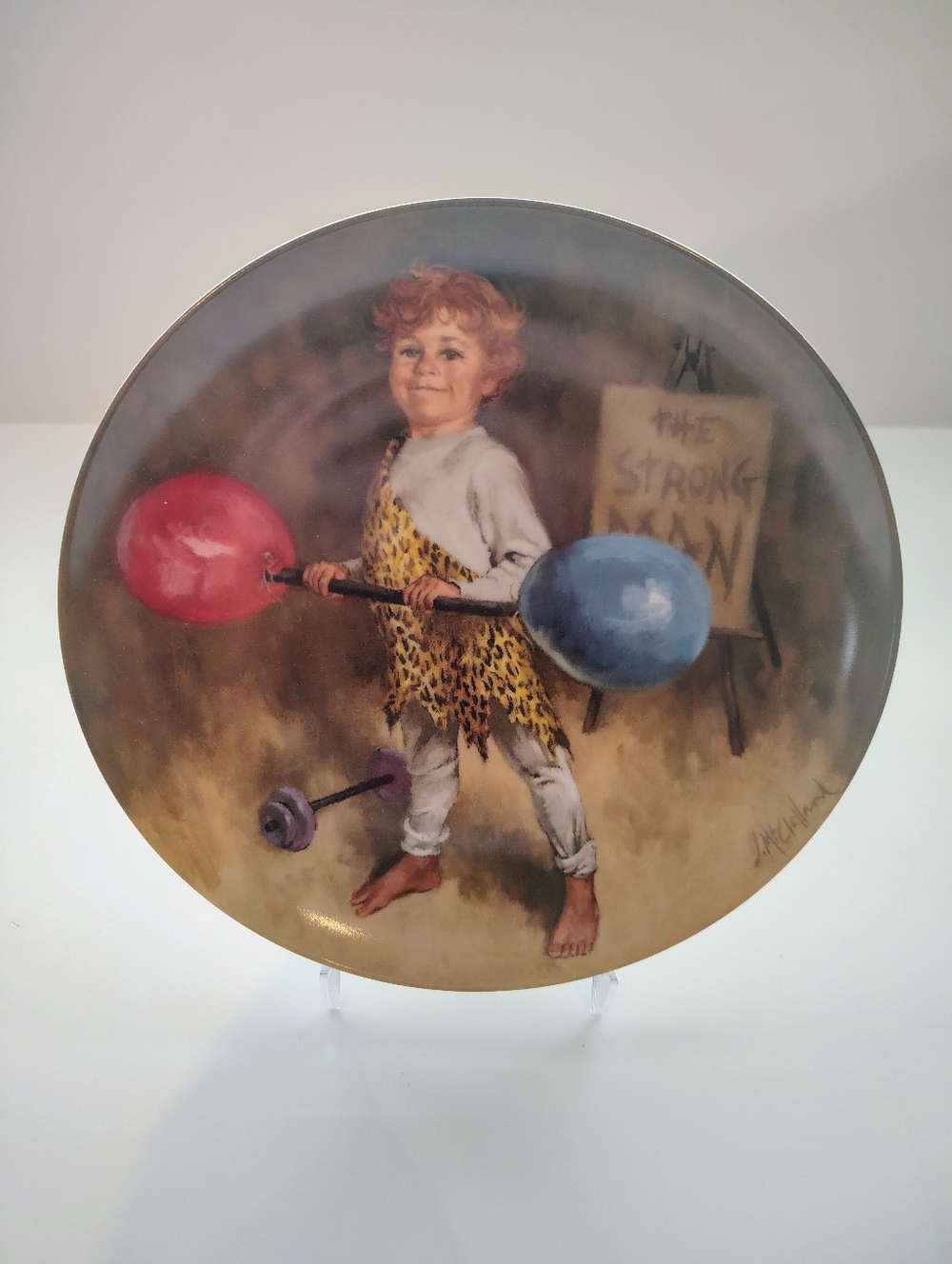 Vintage Collectors Plate By John McClelland. Certified Authentic. Made In 1983